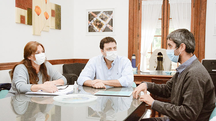 Recibi&oacute; el intendente al Director Provincial de Salud Mental
