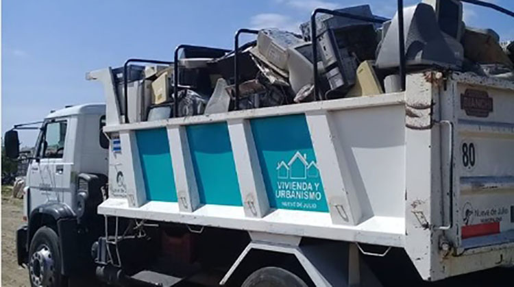 ​Nuevo env&iacute;o de residuos electr&oacute;nicos