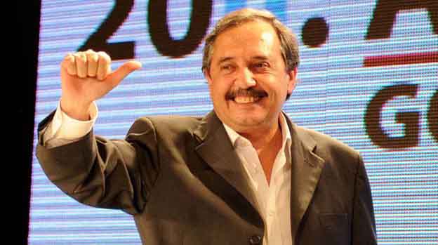 Alfons&iacute;n en 9 de Julio