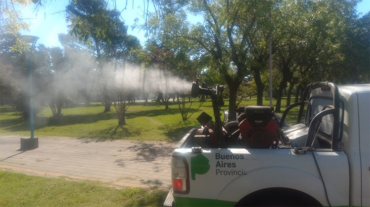 ​Contin&uacute;an las fumigaciones