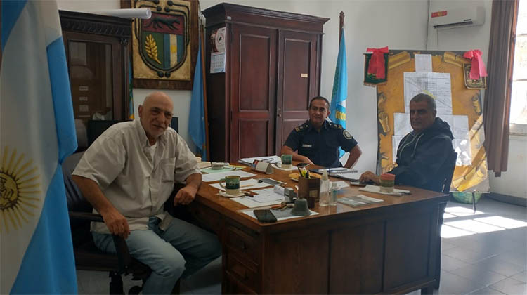 ​El Subsecretario de Seguridad visit&oacute; Quiroga