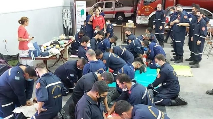 Capacitaci&oacute;n de bomberos