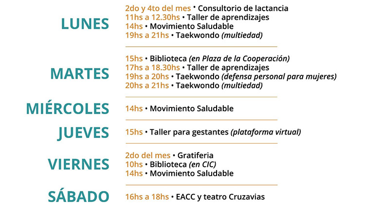 Talleres en el CIC