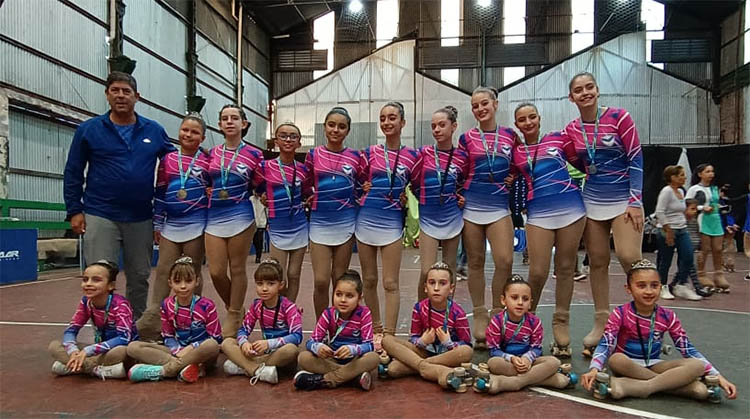 Gran actuaci&oacute;n de patinadoras de El Fort&iacute;n