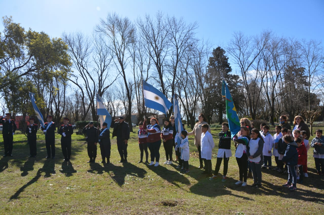 ​La localidad de 12 de Octubre fue &aacute;mbito del acto de homenaje al Gral. San Mart&iacute;n