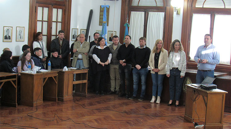 Barroso acompa&ntilde;&oacute; el acto de apertura del Parlamento Juvenil del Mercosur
