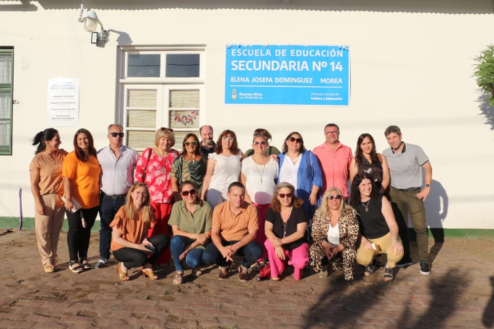 Morea: Imposici&oacute;n de Nombre de la Escuela  Secundaria N&deg; 14