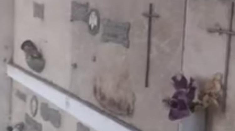 Roban placas y floreros en m&aacute;s de cien nichos en el cementerio de French