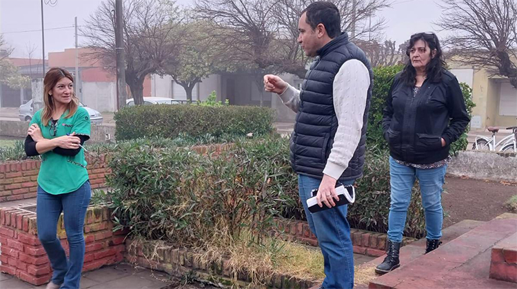 Dudignac: El municipio eval&uacute;a obras para  el Hospital y la subestaci&oacute;n de Polic&iacute;a