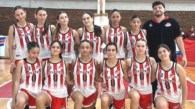Triunfos  de Atl&eacute;tico en Basquetbol femenino en Salto