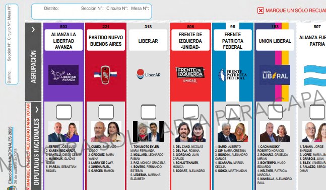 Boleta &Uacute;nica Papel: c&oacute;mo es la nueva forma de votar con lapicera y sin cuarto oscuro
