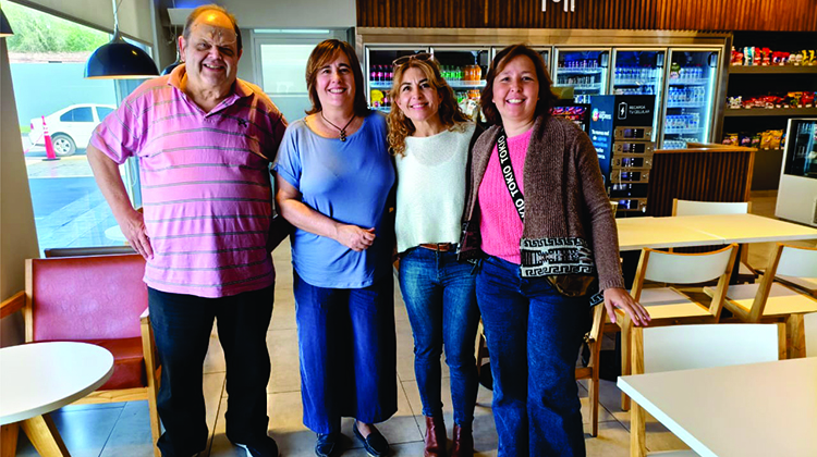 Elsa Llenderozas visit&oacute; Bragado