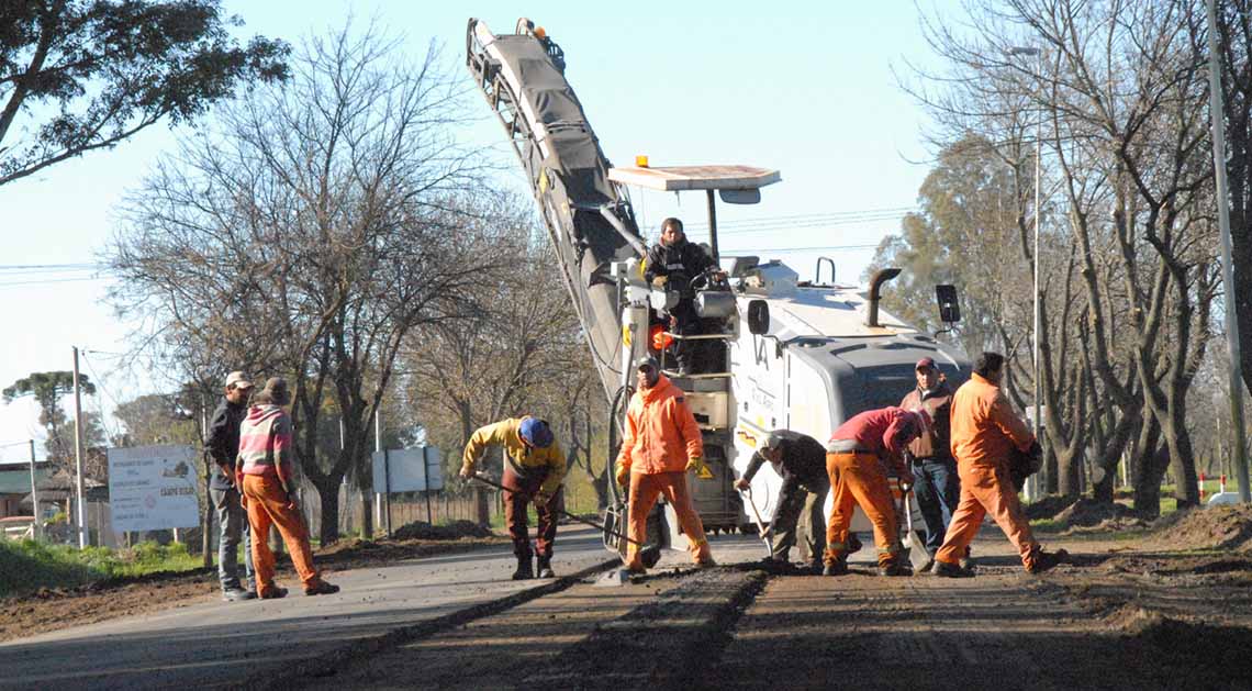 Avanza la repavimentaci&oacute;n 