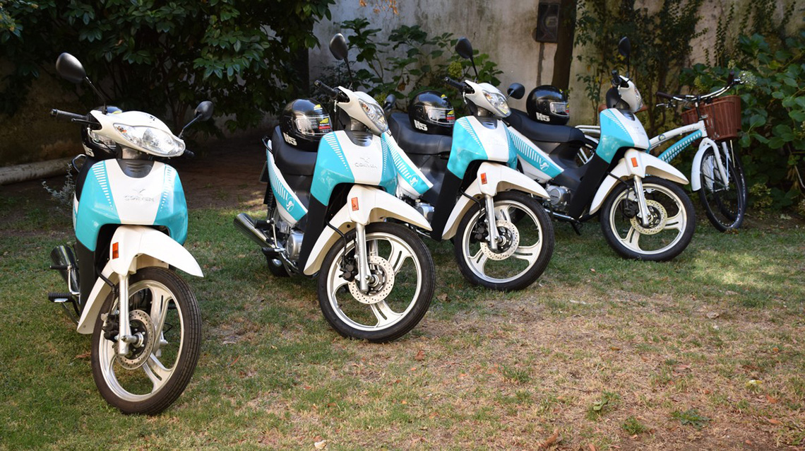 Motos y bicicletas para inspectores 