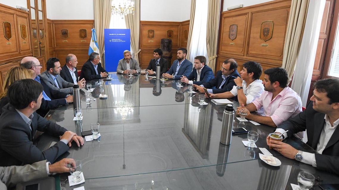 ​Barroso se reuni&oacute; con el ministro Frigerio