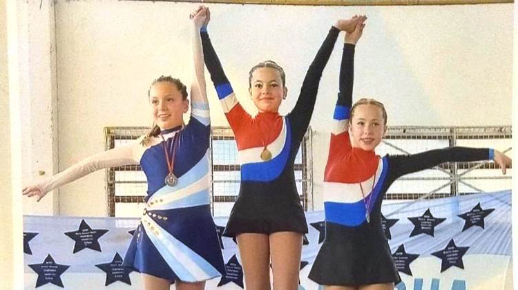 Luc&iacute;a San Martino campeona Provincial en Pat&iacute;n art&iacute;stico