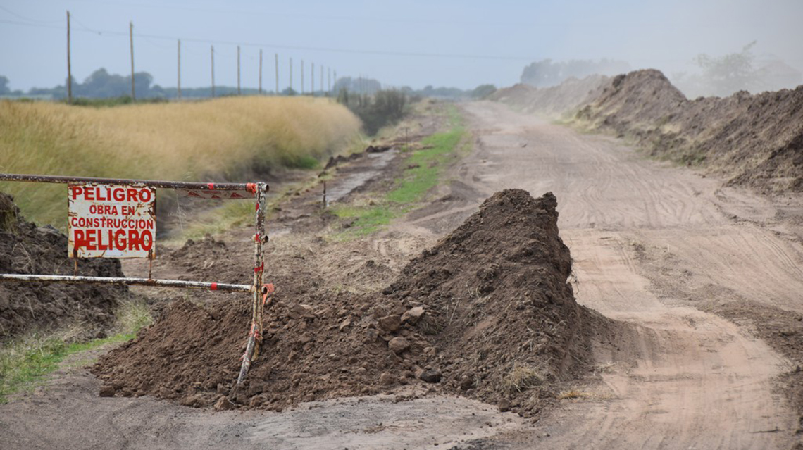 Trabajos en el Acceso a Patricios