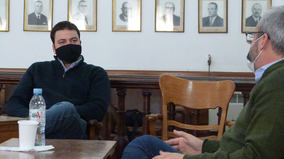 ​Barroso recibi&oacute; al director provincial de hospitales